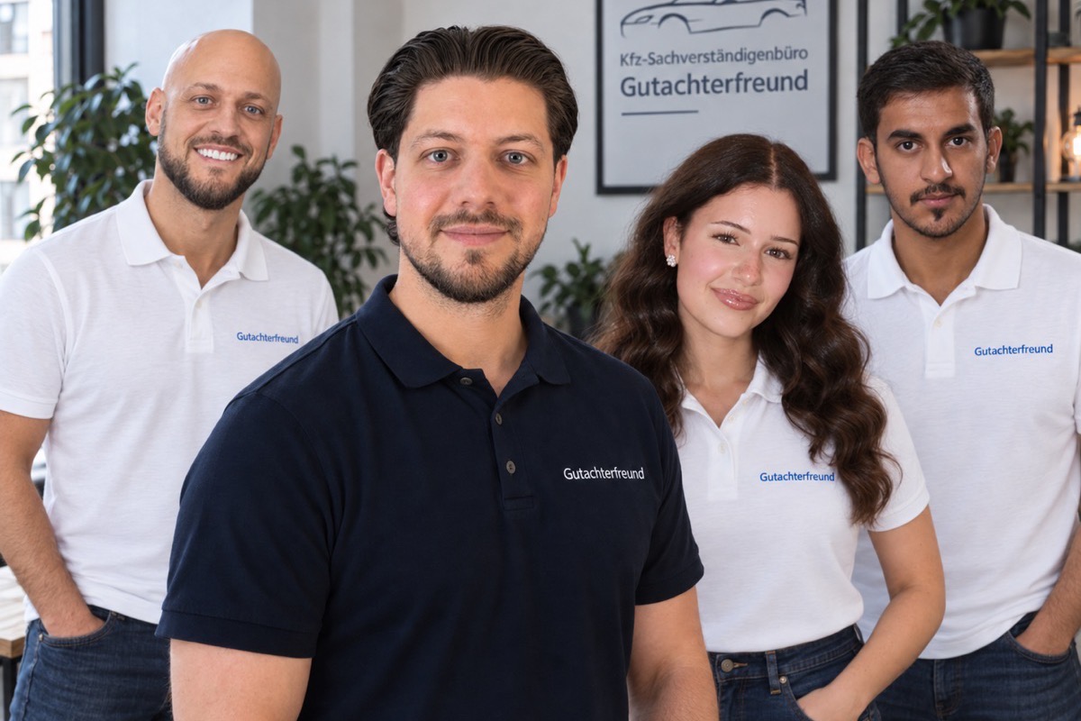 Das Team des Kfz-Sachverständigenbüros Gutachterfreund in Köln